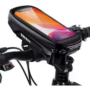 Bike Phone Mount Bag Bike Front Frame Top Tube Handlebar Bags Waterproof Bicycle